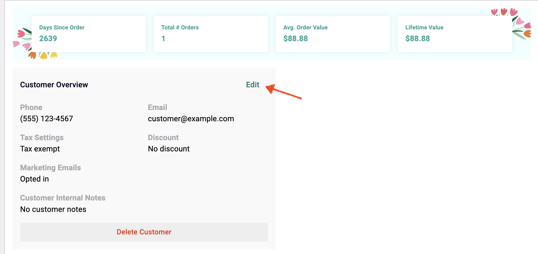 Customer Record
