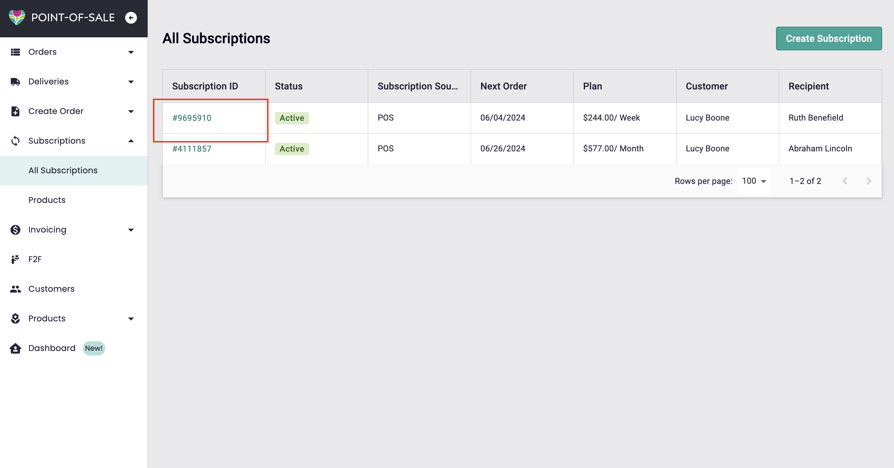Managing Subscriptions