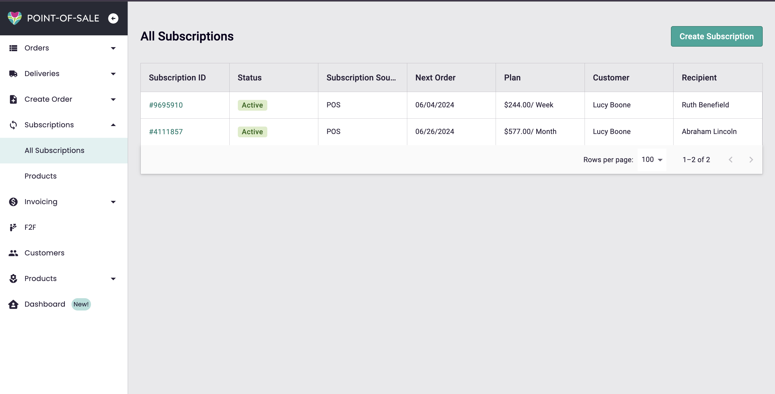 Subscriptions